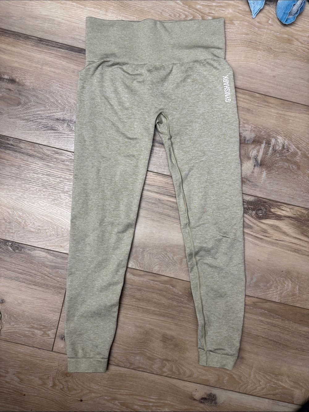 Gymshark Kids Olive Green High-Rise Leggings